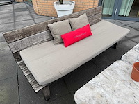 Hutten - terrasbank met kussens - afbeelding 3 van  5