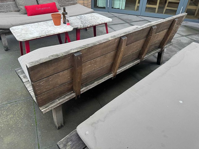 Hutten - terrasbank met kussens - afbeelding 5 van  5