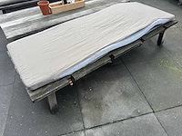 Hutten - terrasset 2 banken met houten tafel - afbeelding 6 van  6