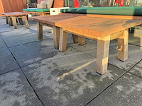 Hutten - terrasset bank met 2 tafels - afbeelding 5 van  5
