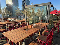 Hutten - terrasset bartafel met 10 krukken - afbeelding 6 van  11