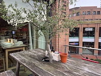 Hutten - terrasset bartafel met 5 krukken - afbeelding 6 van  7