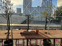 Hutten - terrasset bartafel met 8 krukken - afbeelding 8 van  8