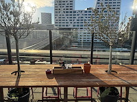 Hutten - terrasset bartafel met 8 krukken - afbeelding 9 van  9