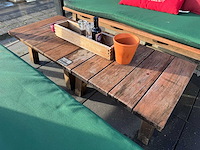 Hutten - terrasset tafel met 2 banken - afbeelding 5 van  8