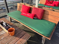 Hutten - terrasset tafel met 2 banken - afbeelding 6 van  8
