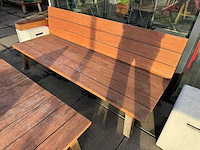 Hutten - terrasset tafel met 2 banken - afbeelding 8 van  8