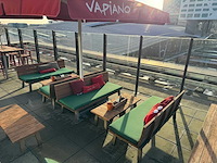 Hutten - terrasset tafel met 2 banken - afbeelding 2 van  8