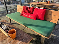 Hutten - terrasset tafel met 2 banken - afbeelding 7 van  8