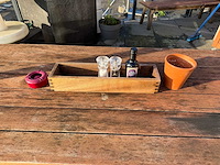 Hutten - terrasset tafel met 2 banken - afbeelding 6 van  8