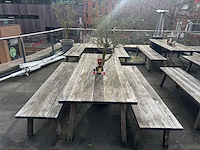 Hutten - terrastafel met boomgat (2x) - afbeelding 1 van  3