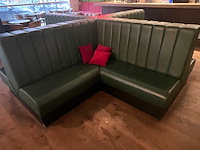 Hutten - vierzijdige lederen restaurantbank "x" - afbeelding 5 van  10