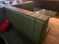 Hutten - vierzijdige lederen restaurantbank "x" - afbeelding 10 van  10