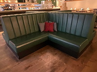 Hutten - vierzijdige lederen restaurantbank "x" - afbeelding 7 van  10