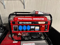 Hüttenberg h8500 key- en trekstart benzine generator