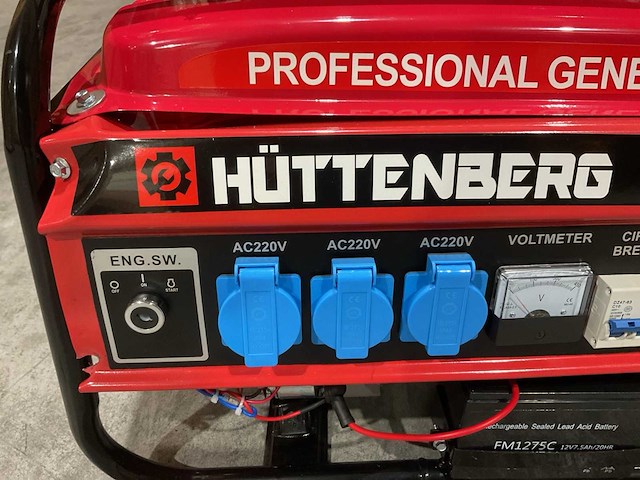 Huttenberg h8500w met accu 191548 stroomgenerator - afbeelding 2 van  8