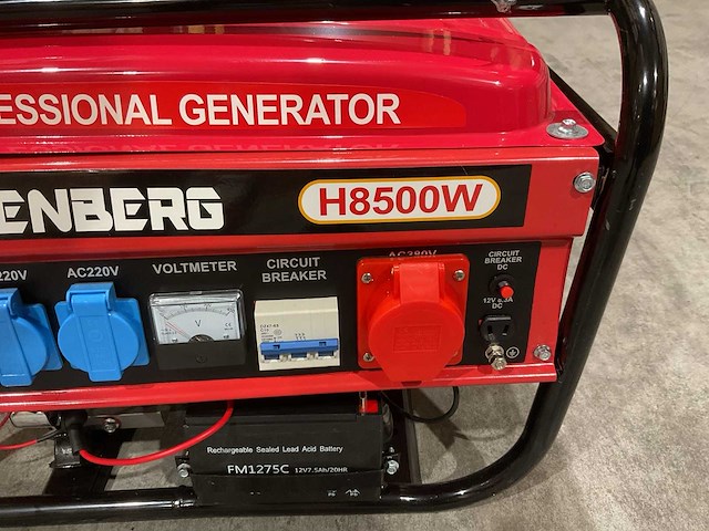 Huttenberg h8500w met accu 191548 stroomgenerator - afbeelding 6 van  10