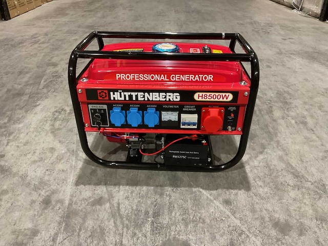 Huttenberg h8500w met accu 191550 stroomgenerator - afbeelding 1 van  9