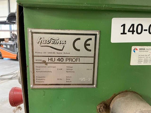 Huvema - 1995 - kolomboormachine - afbeelding 2 van  12
