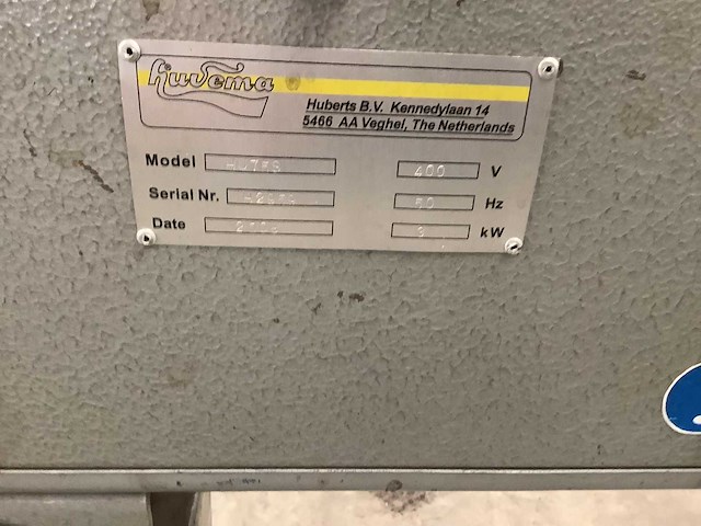 Huvema - 2004 - hu 75s - slijp- en afbraammachine - afbeelding 4 van  5