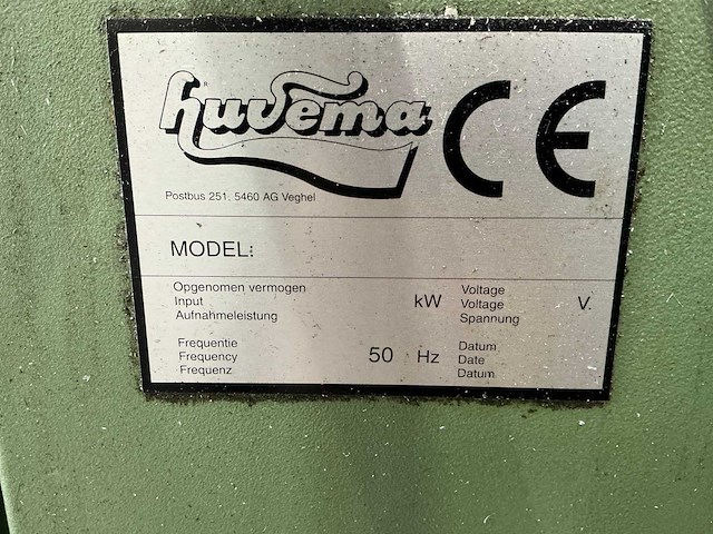 Huvema first lc 205vhd freesmachine - afbeelding 19 van  20