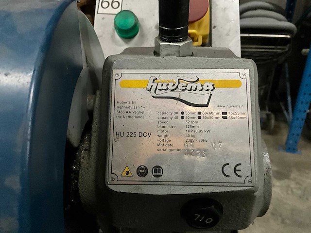 Huvema hu 225 dcv cirkelzaag - afbeelding 9 van  9
