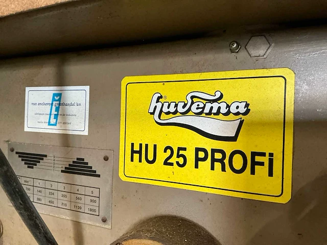 Huvema hu 25 profi kolomboormachine - afbeelding 3 van  6