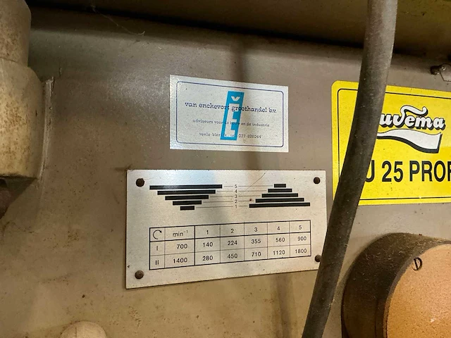 Huvema hu 25 profi kolomboormachine - afbeelding 4 van  6