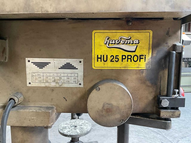Huvema hu 25 profi kolomboormachine - afbeelding 8 van  8