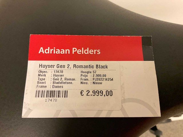 Huyser elektrische damesfiets - afbeelding 8 van  8