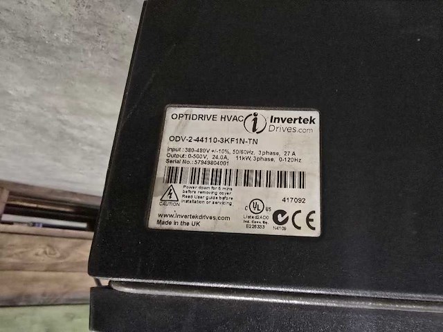Hvac - optidrive - frequentieregelaar - afbeelding 4 van  4