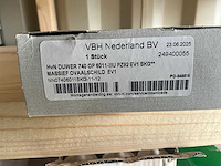 Hvn/q - duwer 740 op 6011 - bu pz92 ev1 massief schild ovaal skg ** - deurbeslag (4x) - afbeelding 3 van  7