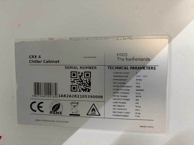 Hwg - crx4 - rvs koeling - afbeelding 5 van  6