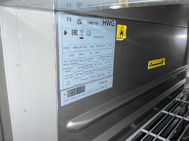 Hwg - hwg-cn-1402 - vriezer - afbeelding 6 van  6