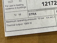 Hybride convector radiator jaga, strada / dhb, wit - afbeelding 4 van  5