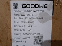 Hybride omvormer goodwe, gw10kn-et - afbeelding 3 van  3