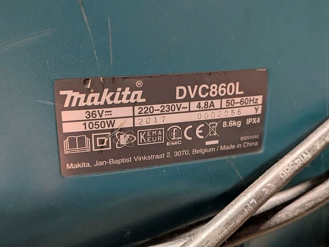Hybride stofzuiger, makita, dvc860l - afbeelding 5 van  5