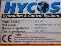 Hycos hydraulische aggregaat dhp 100.3 hb-30 pp - afbeelding 31 van  38