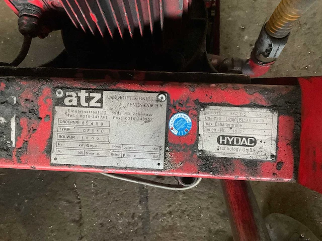 Hydac/atz - 1996 - hydraulische pers - afbeelding 9 van  9