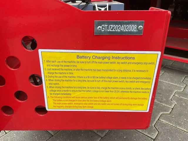 Hydraulic lift platform - xe-10 - hoogwerker - afbeelding 10 van  20