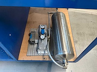 Hydrauliek pers & bandzaagmachine op transportkar - afbeelding 2 van  11