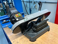 Hydrauliek pers & bandzaagmachine op transportkar - afbeelding 10 van  11