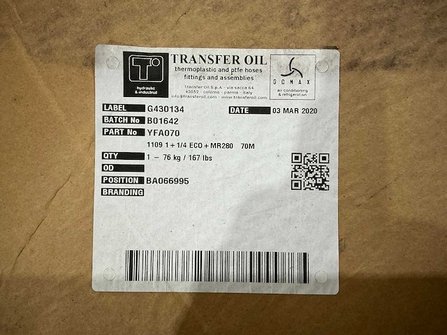 Hydrauliek slang (22 meter) - afbeelding 2 van  10