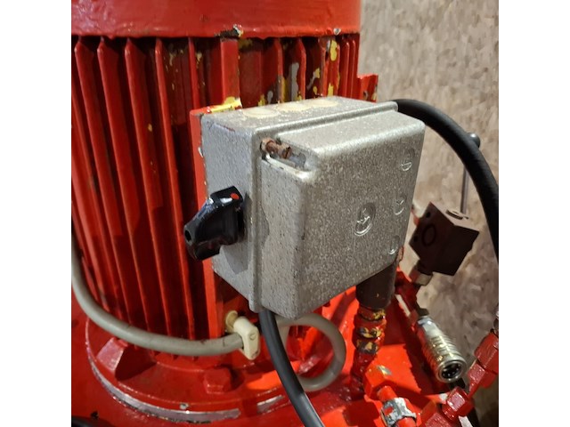 Hydrauliek unit verrijdbaar , unit, elektrisch, rood - afbeelding 3 van  13