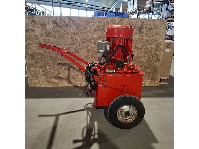 Hydrauliek unit verrijdbaar , unit, elektrisch, rood - afbeelding 1 van  13