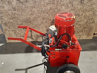 Hydrauliek unit verrijdbaar , unit, elektrisch, rood - afbeelding 6 van  13