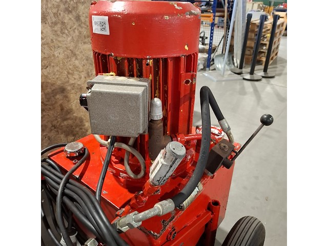 Hydrauliek unit verrijdbaar , unit, elektrisch, rood - afbeelding 7 van  13