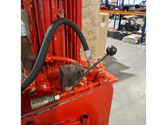 Hydrauliek unit verrijdbaar , unit, elektrisch, rood - afbeelding 8 van  13