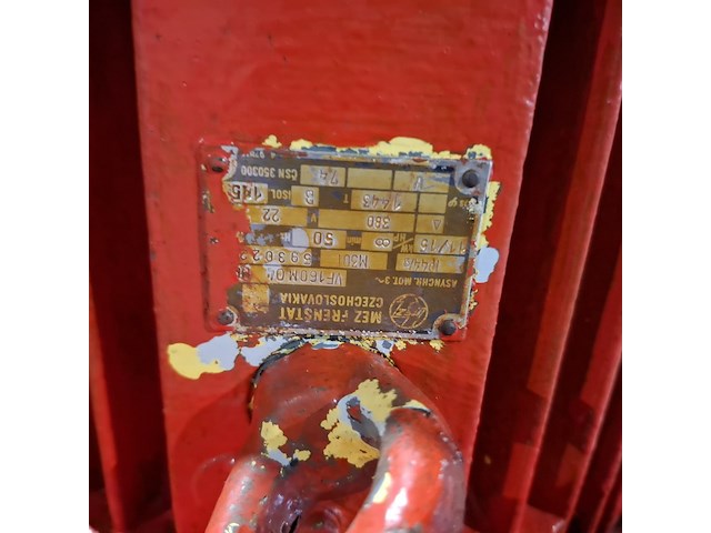 Hydrauliek unit verrijdbaar , unit, elektrisch, rood - afbeelding 13 van  13