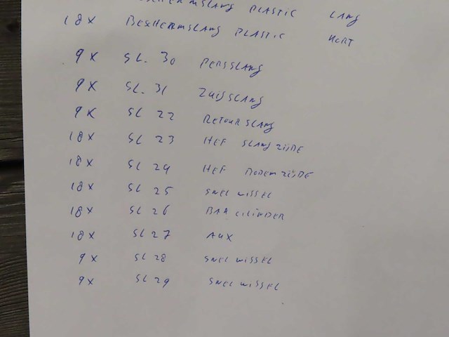 Hydrauliekset (9x) - afbeelding 6 van  9